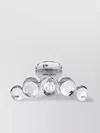 Jimmy Choo Silver-finish Crystal Claw Hair Clip Accessories