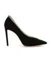 Jimmy Choo Crystal Decorated High Heels In Black