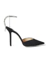 Jimmy Choo Black Black 85 Mm Saeda Decollete Heels In Black