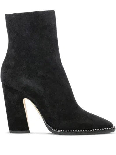 Jimmy Choo Crystal-embellished Block-heel Boots