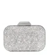 JIMMY CHOO CRYSTAL-EMBELLISHED CLOUD CLUTCH BAG