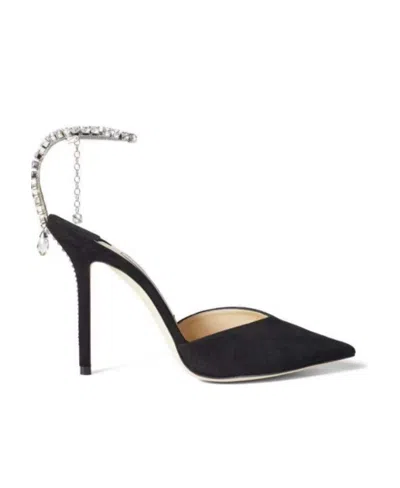 JIMMY CHOO CRYSTAL EMBELLISHED HIGH HEELS