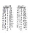 Jimmy Choo Zandra Earrings In Silver