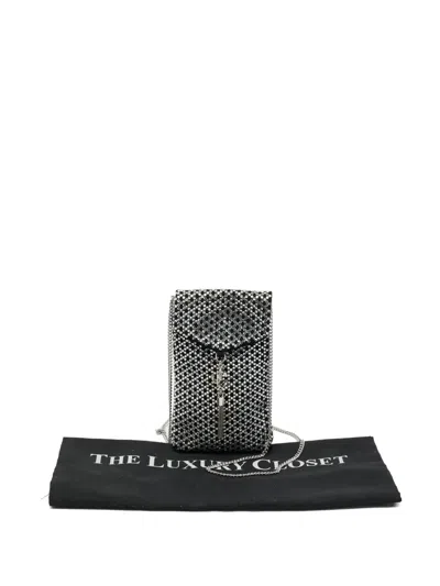 Pre-owned Jimmy Choo Crystal-embellishments Cross Body Bag In Black