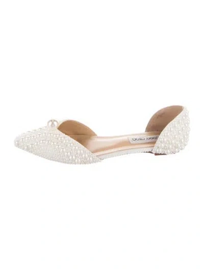 Pre-owned Jimmy Choo Crystal Patterned Ballet Flats In Multicolor
