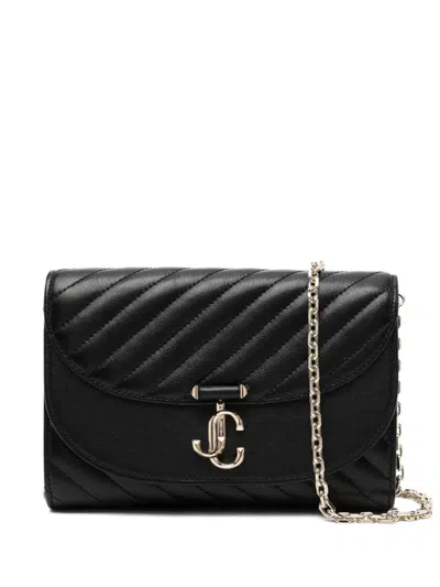 Jimmy Choo Curve Crossbody Bag In Black