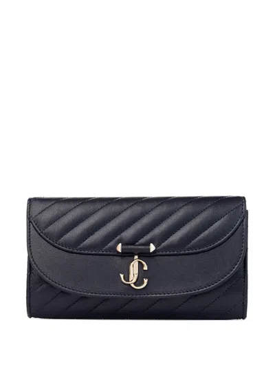 Jimmy Choo Chain Strap Wallet And Cardholder Design In Black
