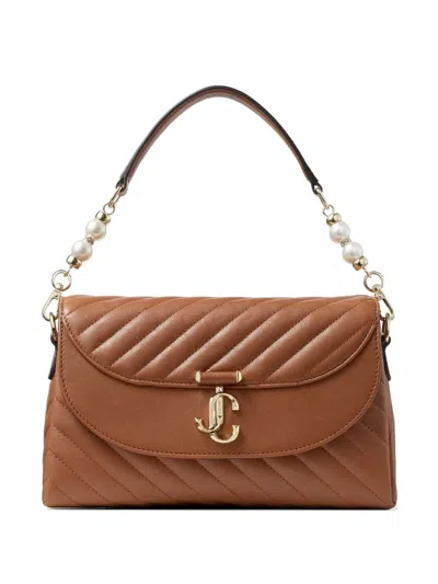 Jimmy Choo Leather Curve Top-handle Bag In Pattern