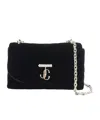 Jimmy Choo Curve Small Cross Body Bag In Black