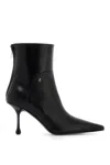 Jimmy Choo Cycas 80 Nappa Leather Ankle Boots In Black