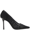 Jimmy Choo Square Toe High Heels In Black
