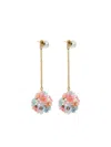 Jimmy Choo Daisy Earrings In Gold