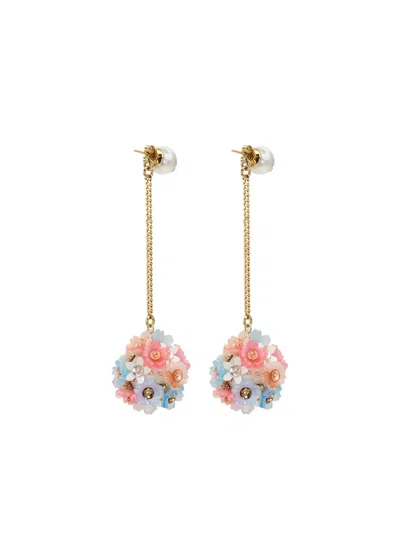 Jimmy Choo Daisy Earrings In Gold