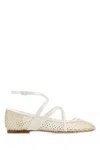 Jimmy Choo Mesh Astoria Ballerinas Ankle Strap