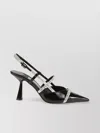 Jimmy Choo Leather Camila Pumps Glossy Finish In Black