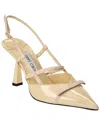 Jimmy Choo Danica Slingback Pointed-toe Heeled Pumps In Neutral