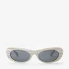 Jimmy Choo Danny In Schwarz,schwarz Gestreift,weiss Gestreift
