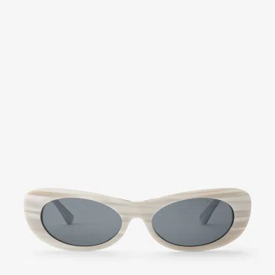 Jimmy Choo Danny In Schwarz,schwarz Gestreift,weiss Gestreift