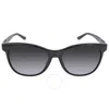 Jimmy Choo Dark Grey Gradient Butterfly Ladies Sunglasses June/f/s 0807/9o 56 In Black / Dark / Grey