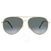 Jimmy Choo Dark Grey Gradient Pilot Ladies Sunglasses Devan/s 0rhl/9o 59 In Black / Dark / Gold / Grey