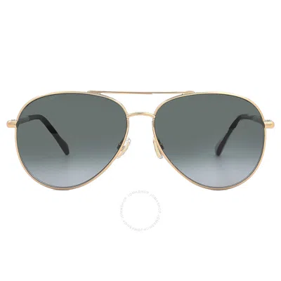 Jimmy Choo Dark Grey Gradient Pilot Ladies Sunglasses Devan/s 0rhl/9o 59 In Gray