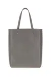 Jimmy Choo Dark Grey Leather Medium Lenny Handbag In Gunmetal