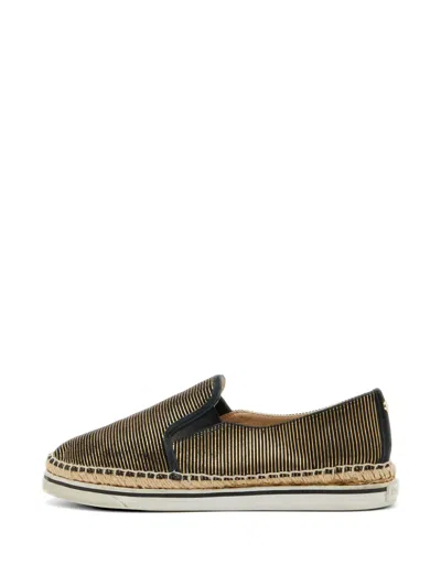 Pre-owned Jimmy Choo Dawn Espadrilles In Gold