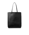 Jimmy Choo Debossed-logo Leather Tote Bag In Black