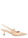 Jimmy Choo Didi 45 Pointed Pumps In Patent Leather In Nude