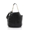 Jimmy Choo Deerskin Anna Hobo In Black