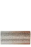 Jimmy Choo Degrade Glitter Acrylic Clutch With Chain Strap In Gold