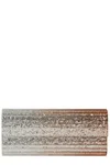 Jimmy Choo Sweetie Pouch In Plexiglass With Glitter Women In Gray