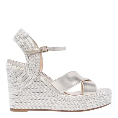 JIMMY CHOO JIMMY CHOO DELLENA 100 WEDGE SANDALS