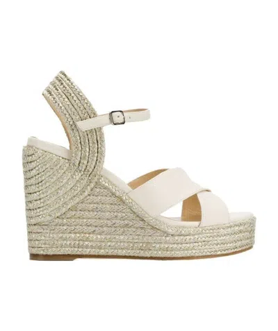 Jimmy Choo Dellena 100mm Sandals In 白色
