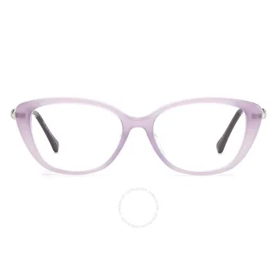 Jimmy Choo Demo Cat Eye Ladies Eyeglasses Jc337/g 0b3v 52 In Purple