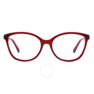Jimmy Choo Demo Cat Eye Ladies Eyeglasses Jc373 0ldl 53 In Red
