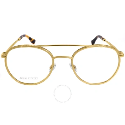 Jimmy Choo Demo Round Ladies Eyeglasses Jc230 0j5g 51 In Gold