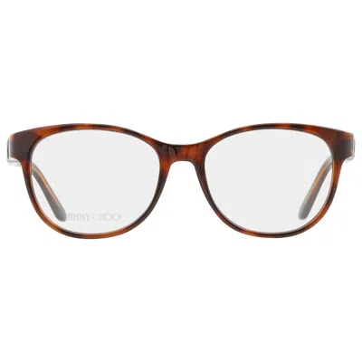 Jimmy Choo Demo Round Ladies Eyeglasses Jc241 0086 52 In Metallic