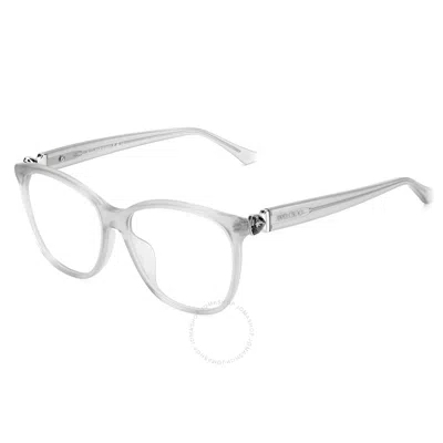 Jimmy Choo Demo Square Ladies Eyeglasses Jc318/g 0kb7 54 In Gray