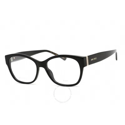 Jimmy Choo Demo Square Ladies Eyeglasses Jc371 0807 51 In Black
