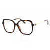 Jimmy Choo Demo Square Ladies Eyeglasses Jc376/g 0086 54 In N/a