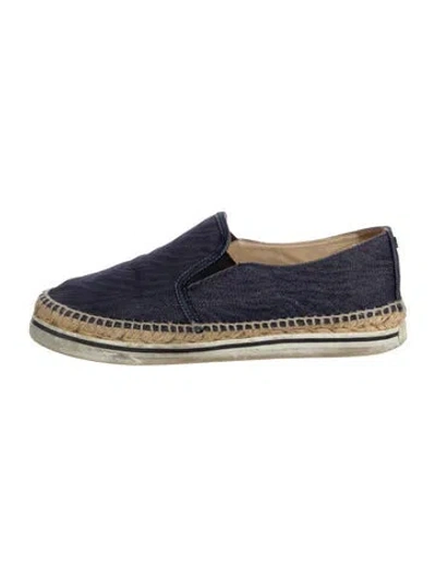Pre-owned Jimmy Choo Denim Espadrilles In Blue