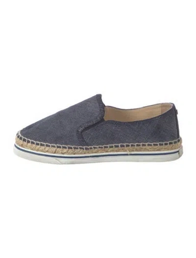 Pre-owned Jimmy Choo Denim Espadrilles In Blue