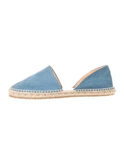 Pre-owned Jimmy Choo Denim Espadrilles In Blue