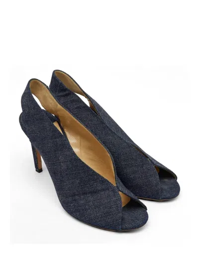 Pre-owned Jimmy Choo Denim Heeled Pumps In Blue