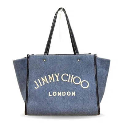 Pre-owned Jimmy Choo Denim Leather Tote Bag ()