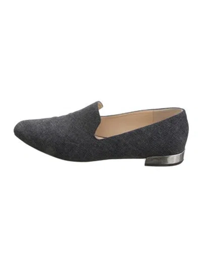 Pre-owned Jimmy Choo Denim Loafers In Multicolor