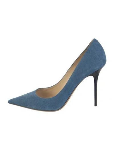 Pre-owned Jimmy Choo Denim Pumps In Blue