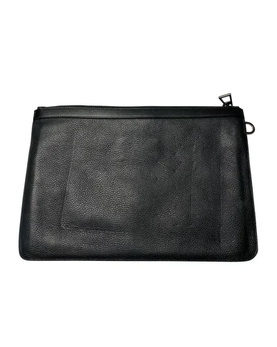 Jimmy Choo Derek Clutch Bag In Black Leather