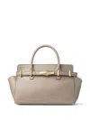 Jimmy Choo Diamond Belted Tote Bag In Neutrals